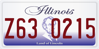 IL license plate Z630215