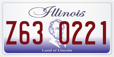 IL license plate Z630221
