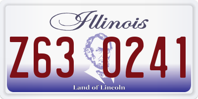 IL license plate Z630241