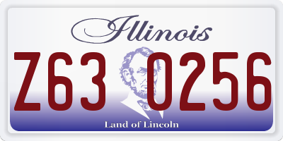 IL license plate Z630256