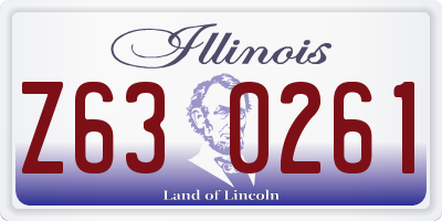 IL license plate Z630261