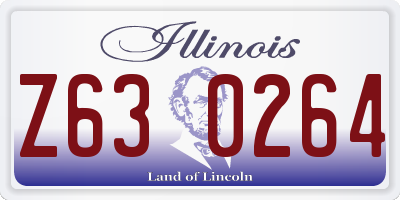 IL license plate Z630264