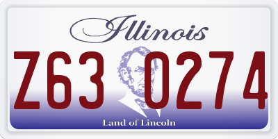 IL license plate Z630274