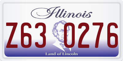 IL license plate Z630276