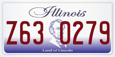 IL license plate Z630279