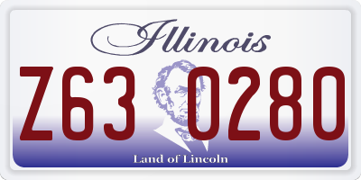 IL license plate Z630280