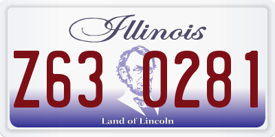 IL license plate Z630281