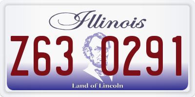 IL license plate Z630291