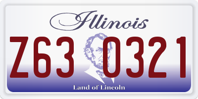 IL license plate Z630321