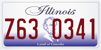 IL license plate Z630341