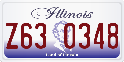 IL license plate Z630348