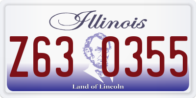 IL license plate Z630355