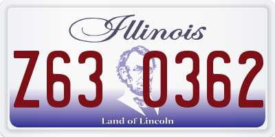 IL license plate Z630362