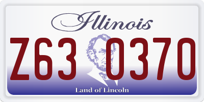 IL license plate Z630370