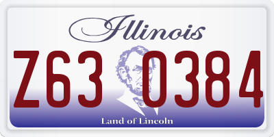IL license plate Z630384