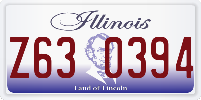 IL license plate Z630394