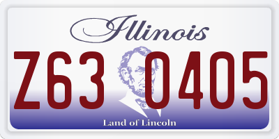 IL license plate Z630405