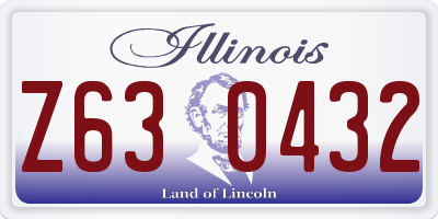 IL license plate Z630432