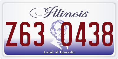 IL license plate Z630438