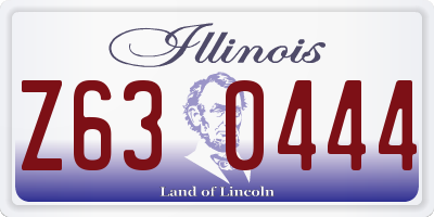 IL license plate Z630444