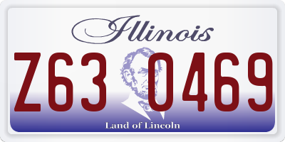 IL license plate Z630469