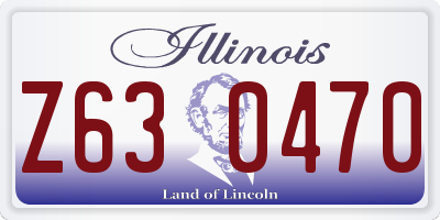 IL license plate Z630470