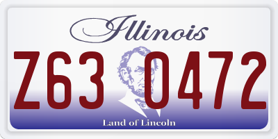 IL license plate Z630472
