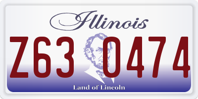 IL license plate Z630474