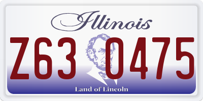 IL license plate Z630475