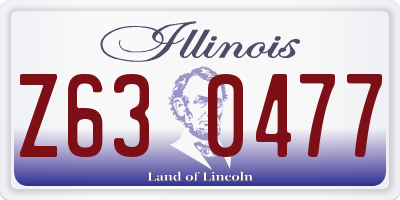 IL license plate Z630477