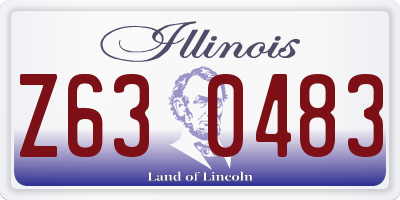 IL license plate Z630483