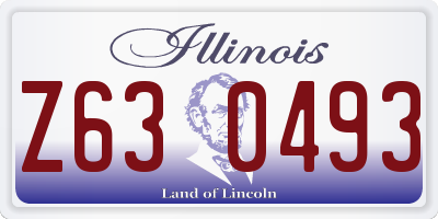 IL license plate Z630493