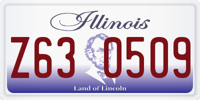 IL license plate Z630509