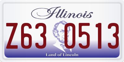 IL license plate Z630513