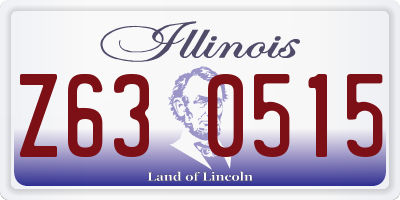 IL license plate Z630515