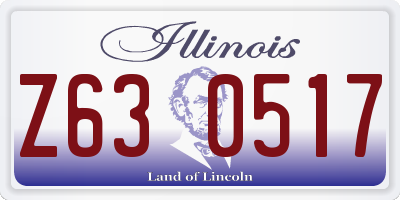 IL license plate Z630517