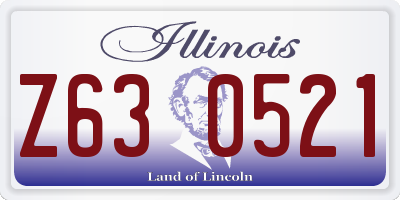IL license plate Z630521