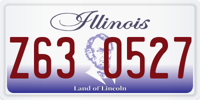 IL license plate Z630527