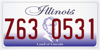 IL license plate Z630531