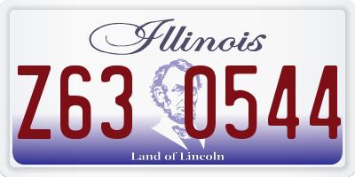 IL license plate Z630544