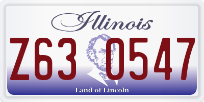 IL license plate Z630547