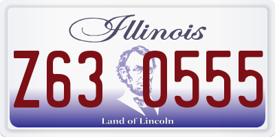 IL license plate Z630555