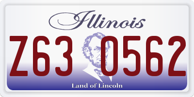 IL license plate Z630562