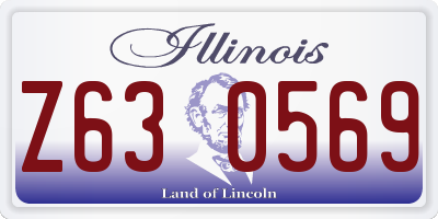 IL license plate Z630569