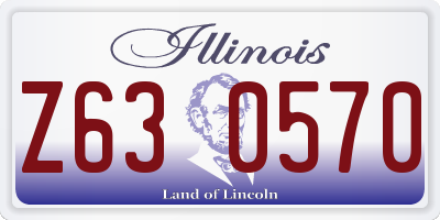 IL license plate Z630570