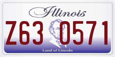 IL license plate Z630571