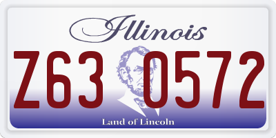 IL license plate Z630572