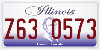 IL license plate Z630573