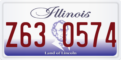IL license plate Z630574