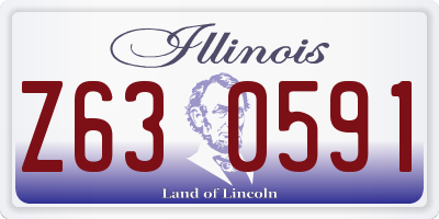 IL license plate Z630591